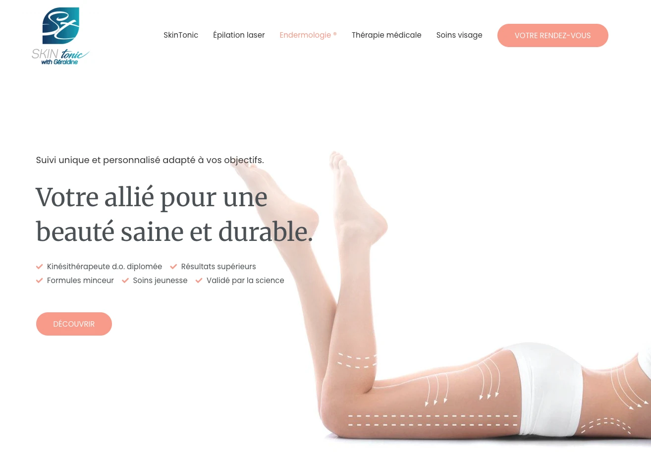 SkinTonic: Endermologie Sales Funnel